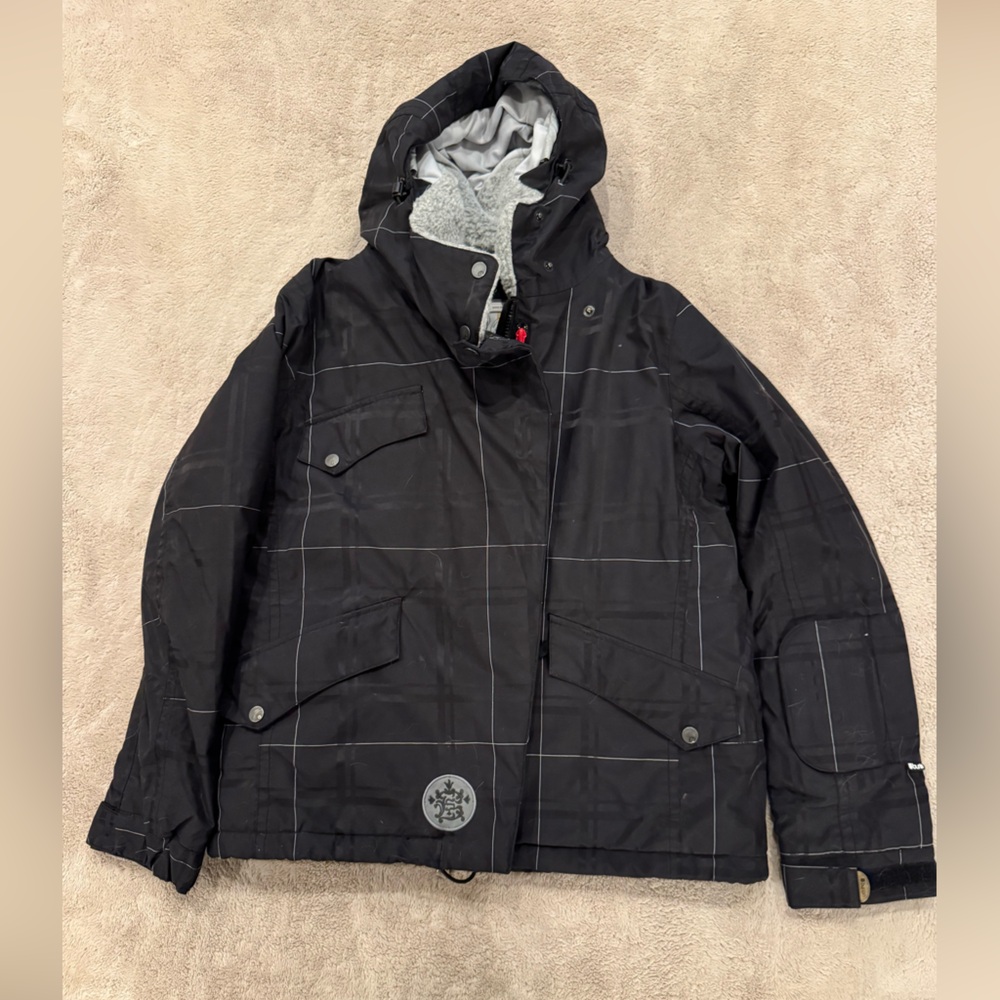 Burton Black Audex Women’s Snowboarding Jacket  Size medium